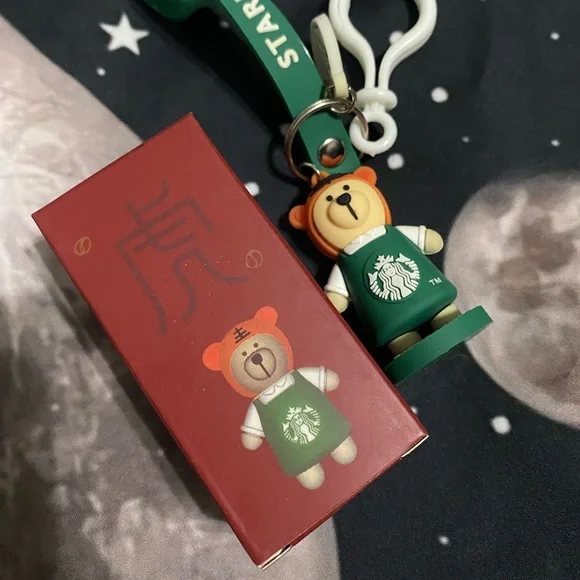 Starbucks Bearista Zodiac Keychain NIB - Tiger - Picture 3 of 3